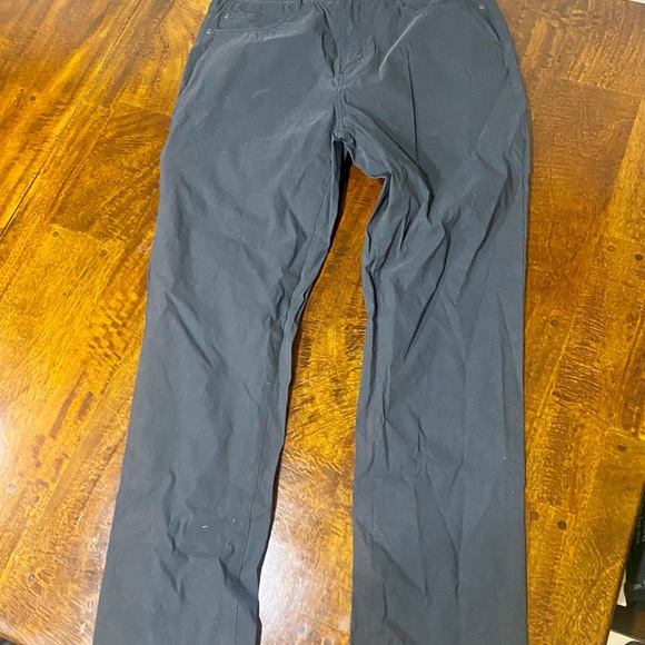 DENALI STRAIGHT FIT COMFORT STRETCH UPF PANTS BLACK 32X30 - Picture 7 of 9